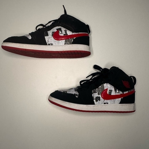 Nike Other - Kids Jordan 1 Mid (Newspaper Air Times)